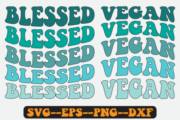 Blessed Vegan Quote Retro Svg Design Review