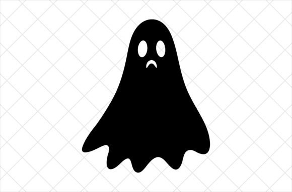 Halloween Ghost Silhouette for Real Embroidery Projects