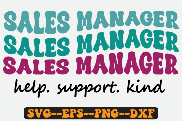 Sales Manager Quote Retro Svg Design: A Timeless Embroidery Asset