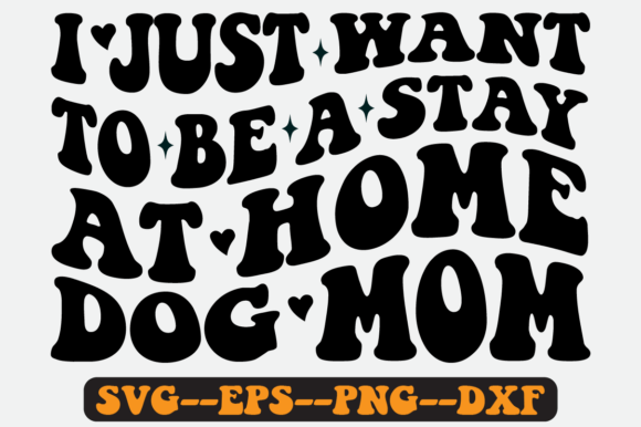 Stay at Home Dog Mom Quote Retro Svg Review